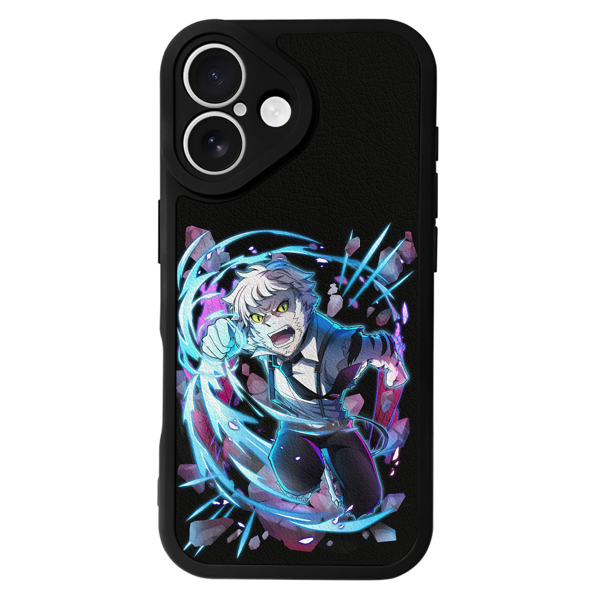 （画像用） 文豪ストレイドッグス Bungo Stray Dogs 【iPhone 16シリーズ対応】シリコンスマホケース（レザー調） 材質：シリコン